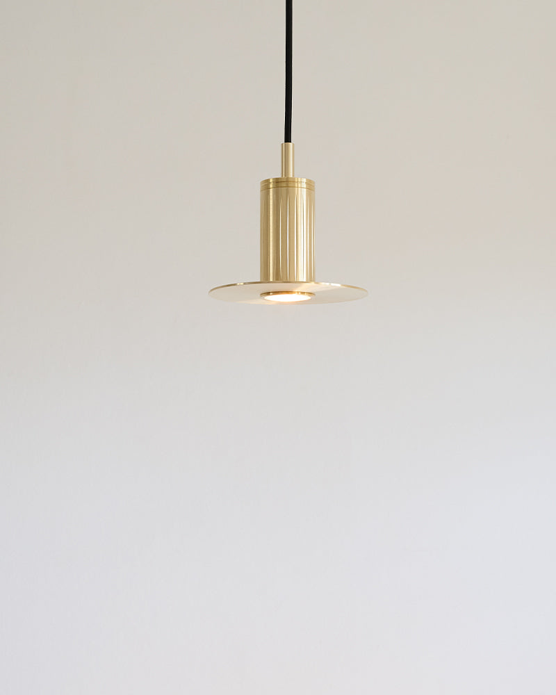 Luminar Pendant Disc Light | Brass