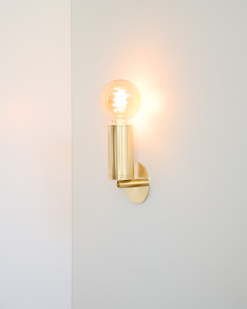 Luminar Box Mount Wall Lamp | Brass