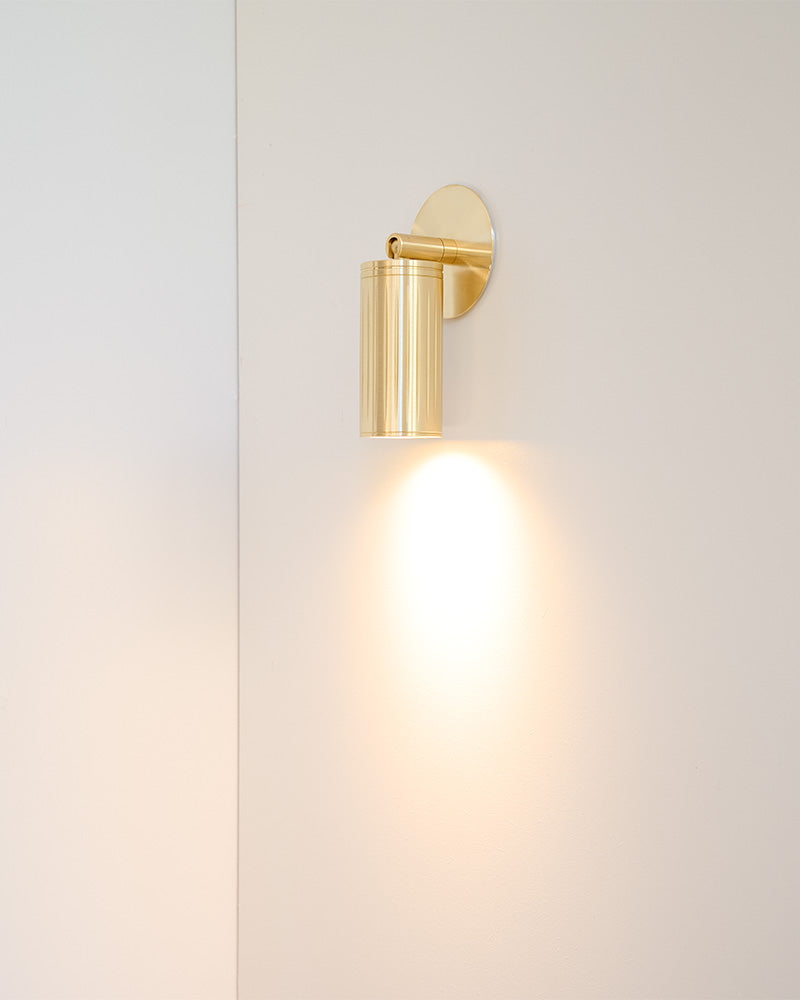 Luminar Box Mount Wall Light | Brass