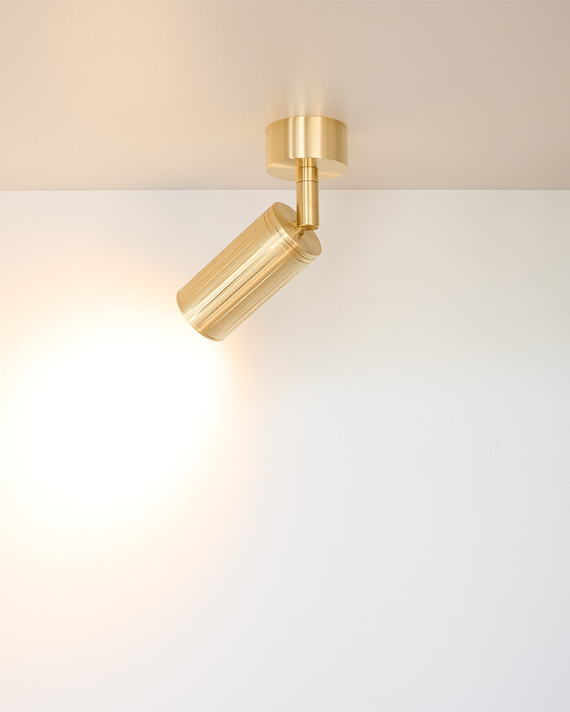 Luminar Canopy Ceiling Light | Brass