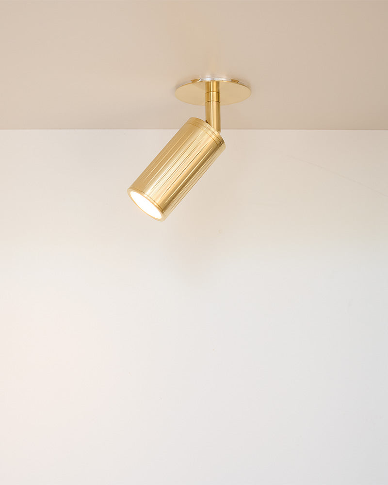 Luminar Box Mount Ceiling Light | Brass