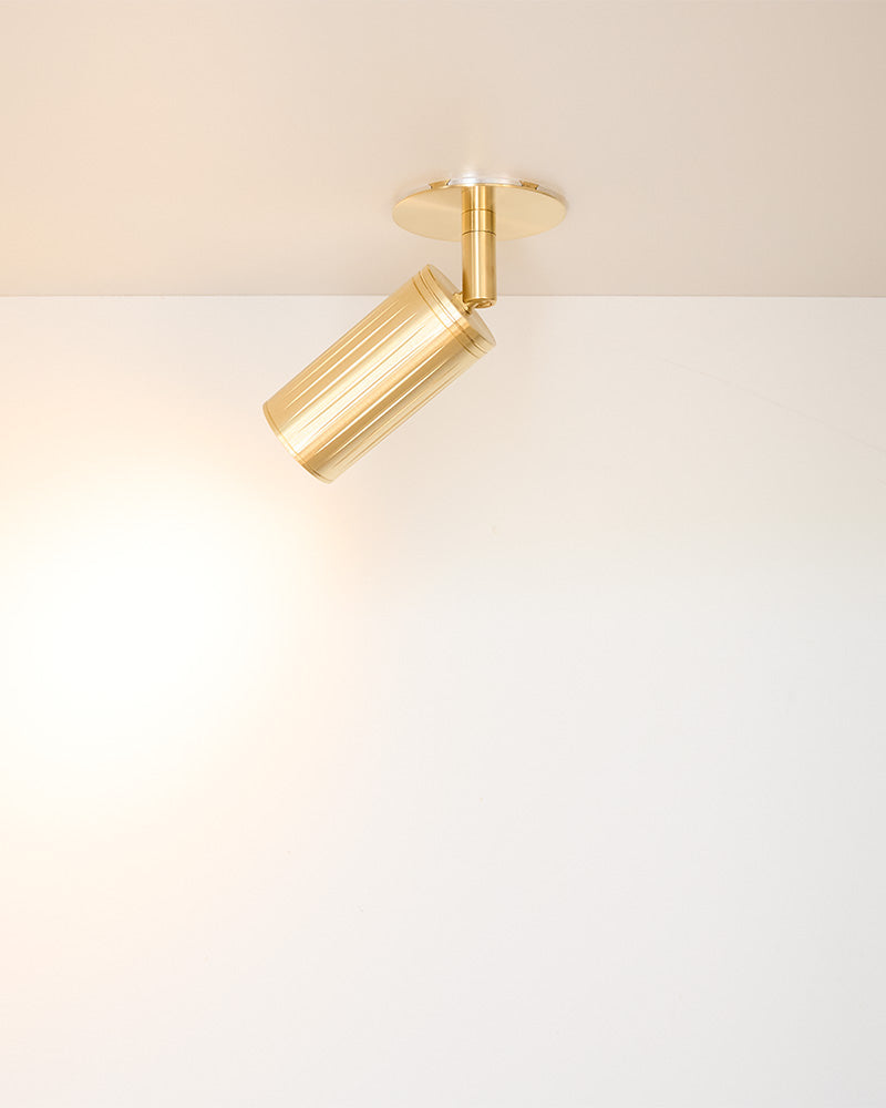 Luminar Box Mount Ceiling Light | Brass