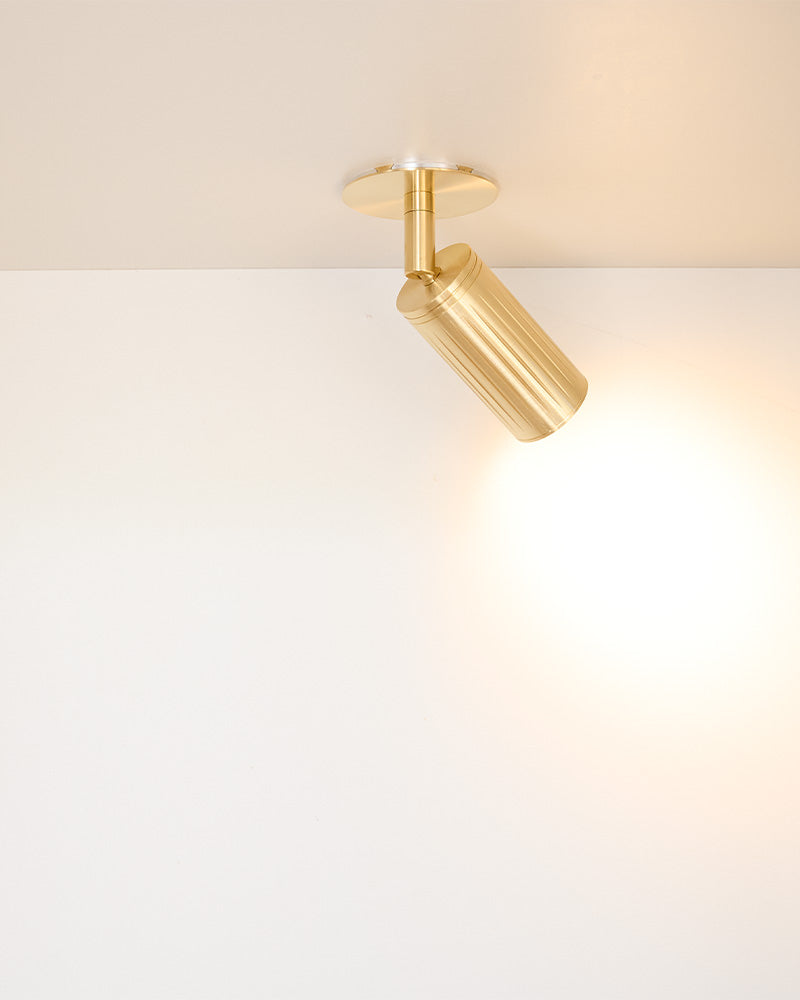 Luminar Box Mount Ceiling Light | Brass