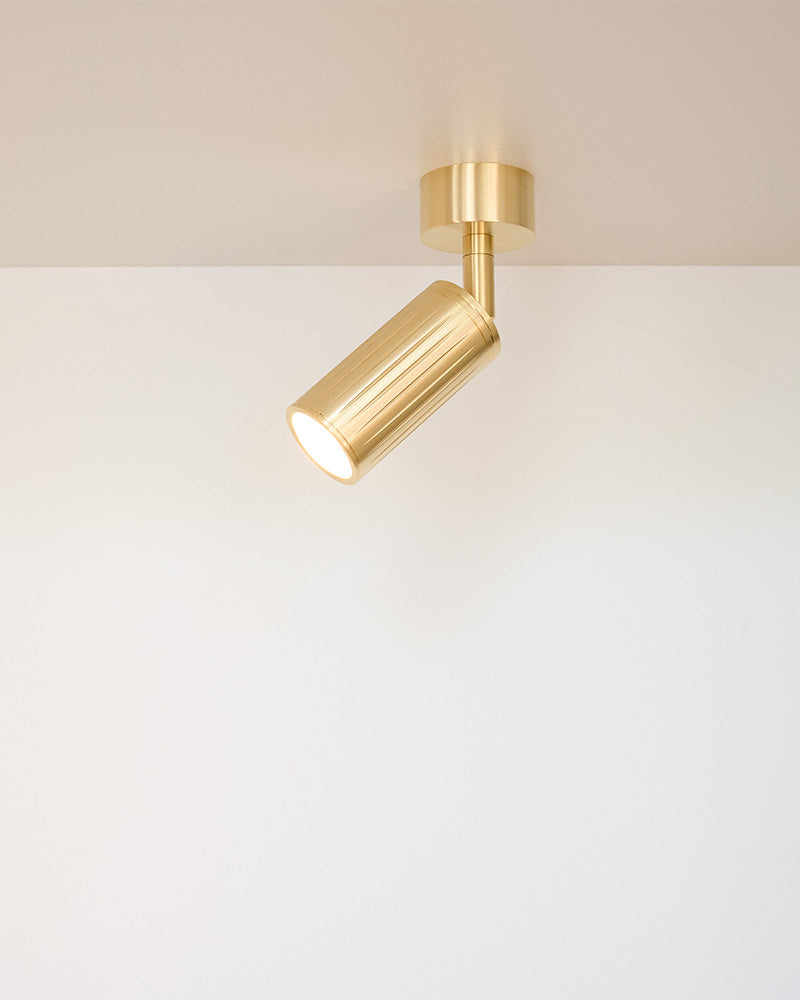 Luminar Canopy Ceiling Light | Brass