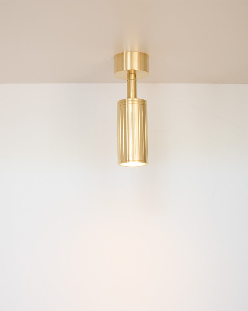 Luminar Canopy Ceiling Light | Brass