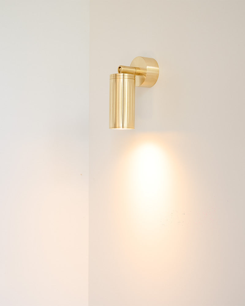 Luminar Canopy Wall Light | Brass