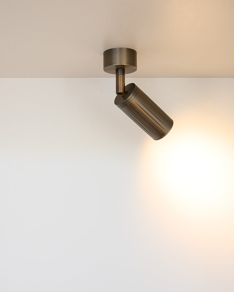 Luminar Canopy Ceiling Light | Browned Brass