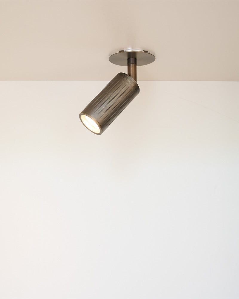 Luminar Box Mount Ceiling Light | Browned Brass