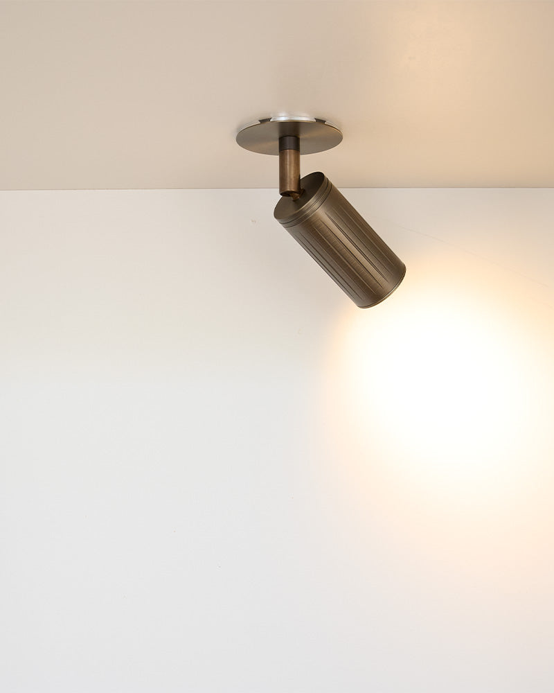 Luminar Box Mount Ceiling Light | Browned Brass