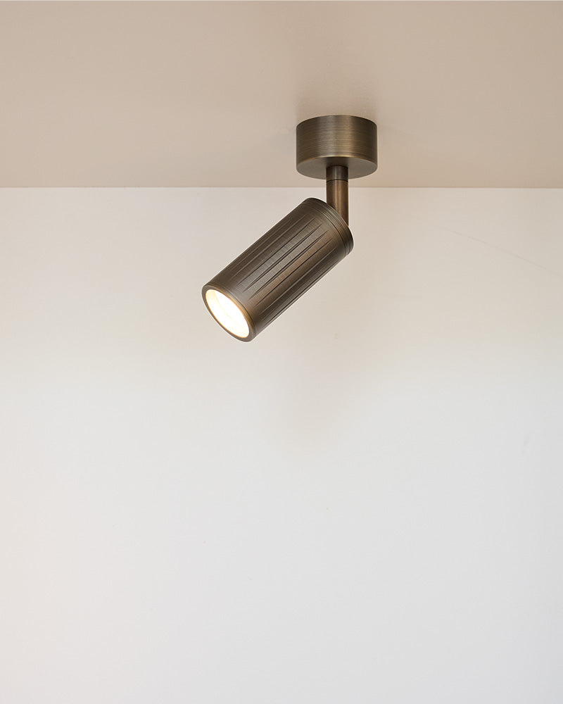 Luminar Canopy Ceiling Light | Browned Brass