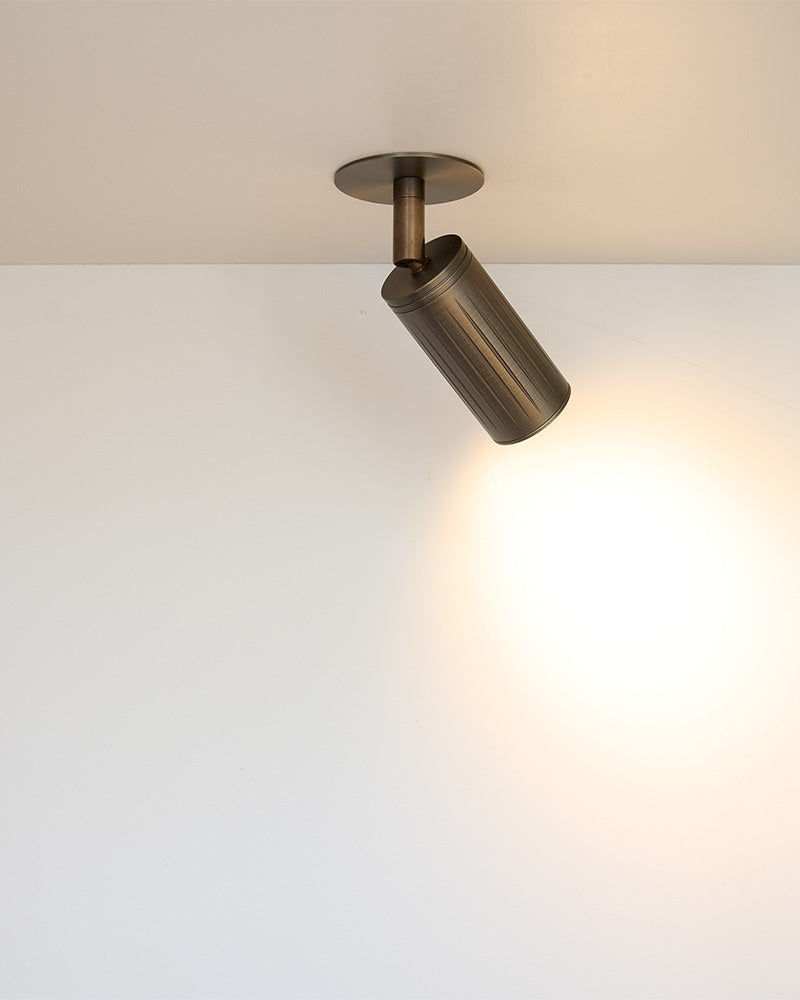 Luminar Clip Mount Ceiling Light | Browned Brass