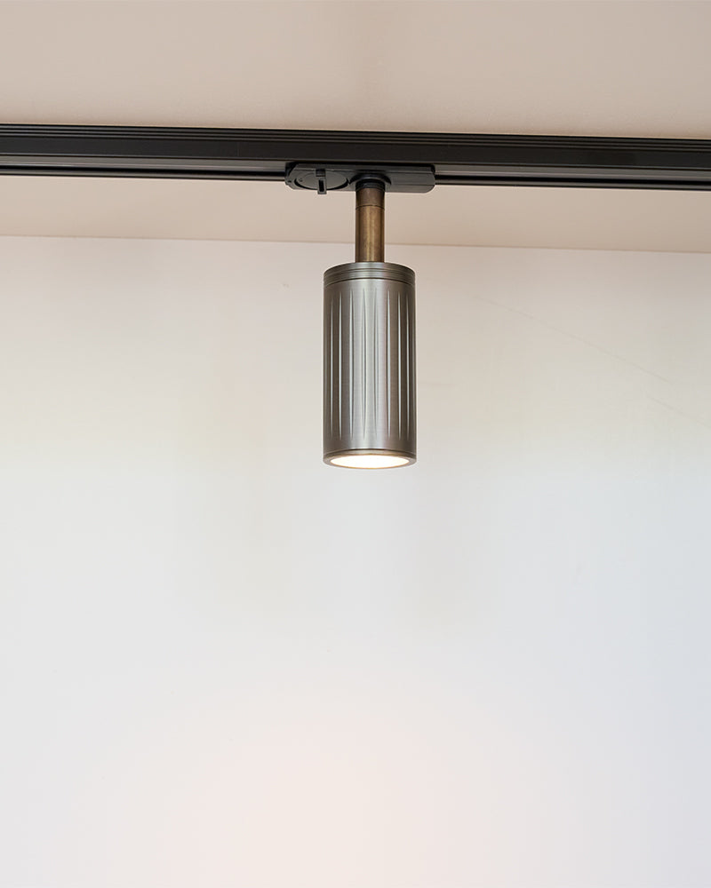Luminar Track Mount Ceiling Light | Browned Brass