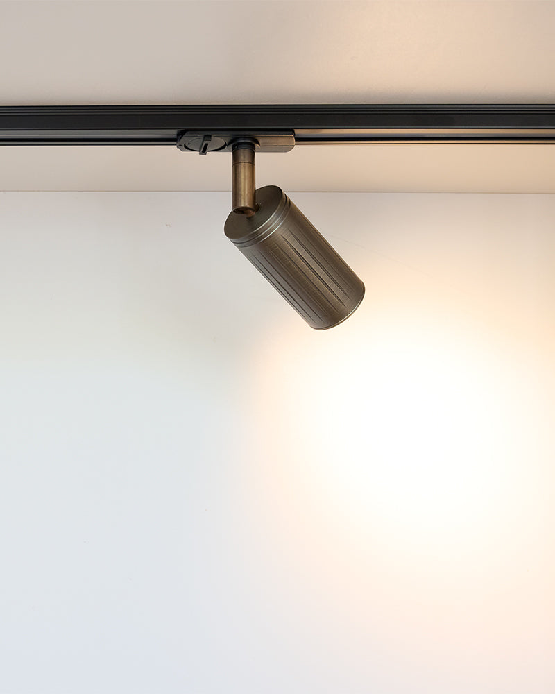 Luminar Track Mount Ceiling Light | Browned Brass
