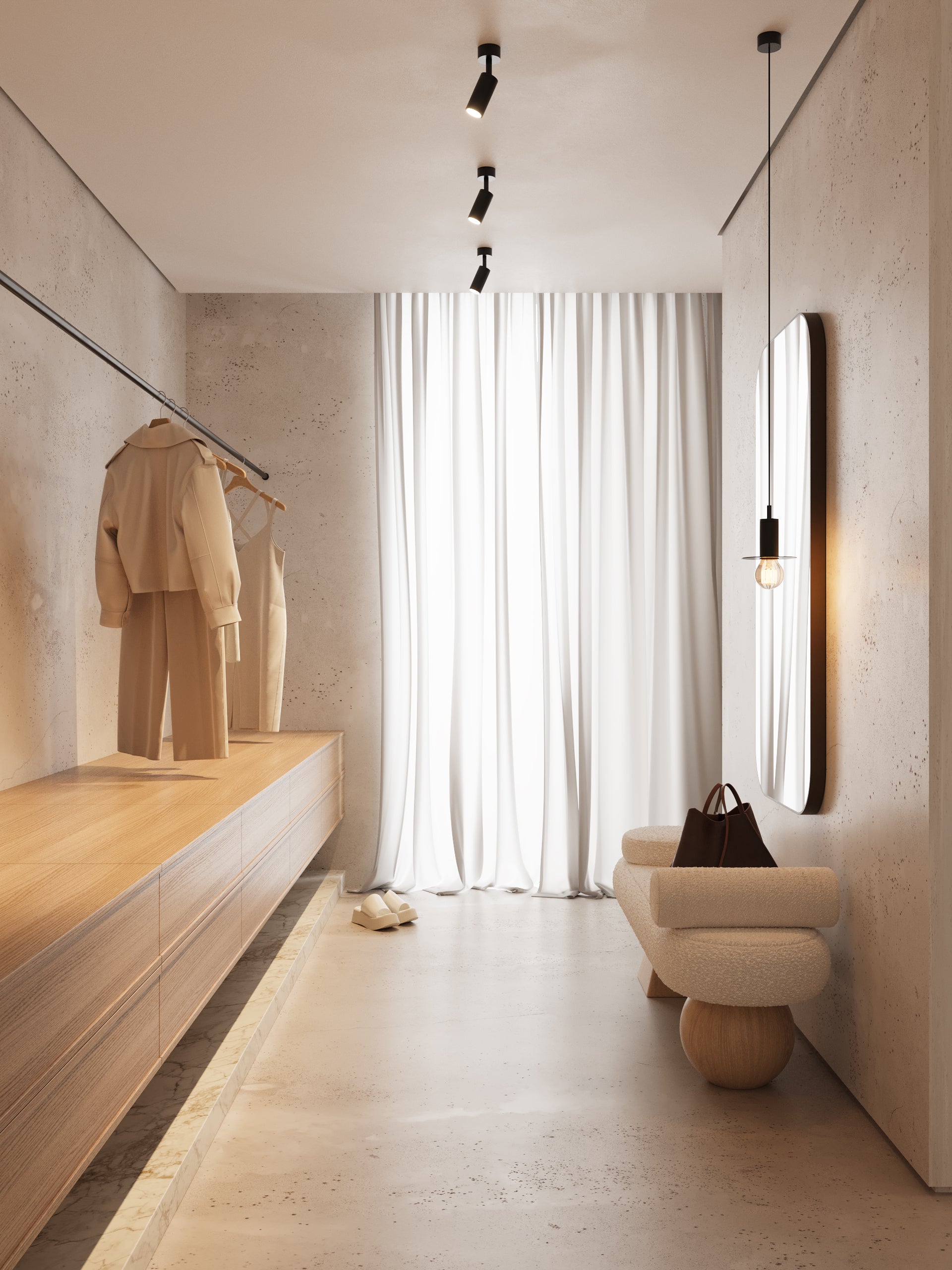 Luminar Væg / LoftSpot | Gunmetal Sort