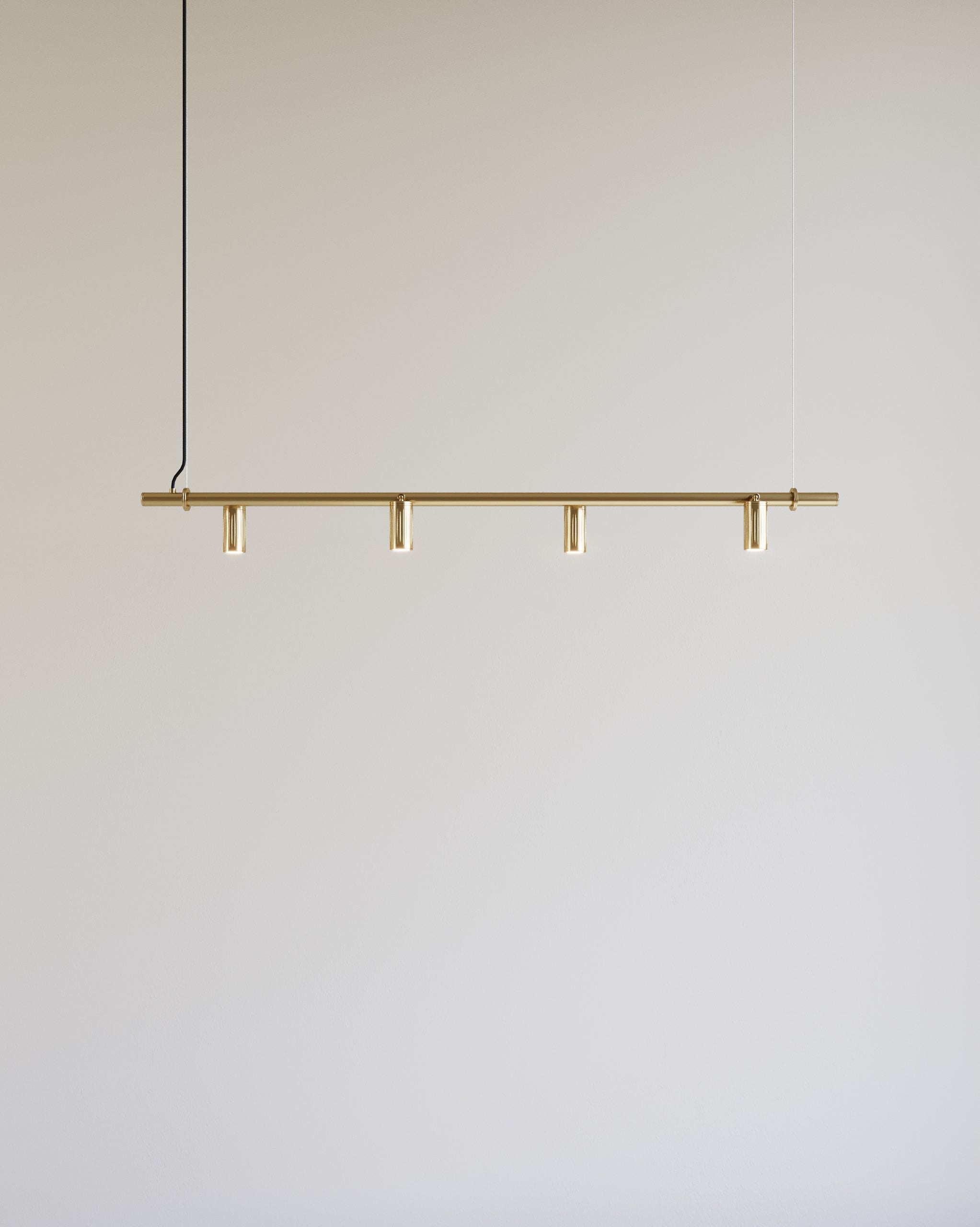 Pipe Pendel Lampe | Messing