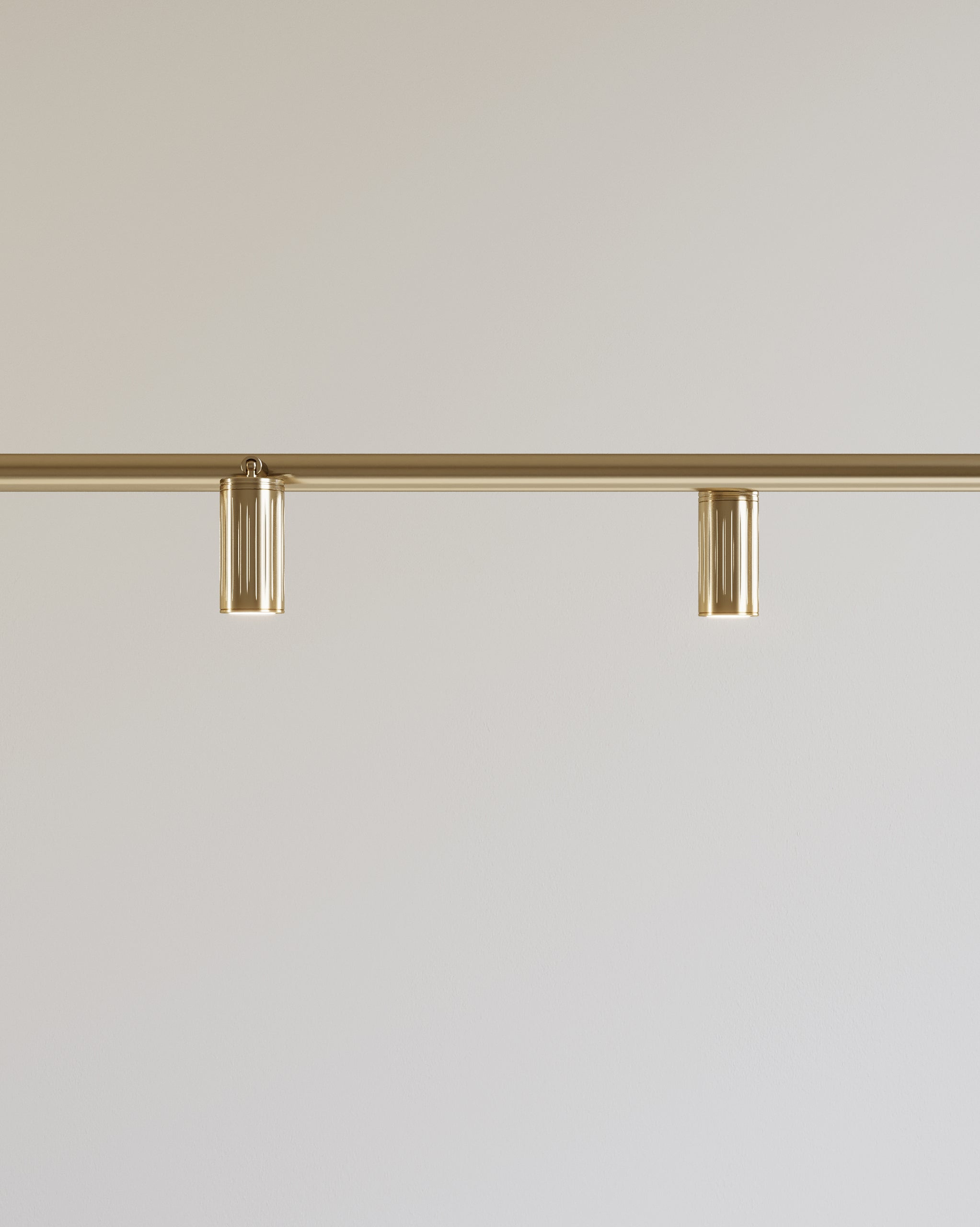 Pipe Pendel Lampe | Messing