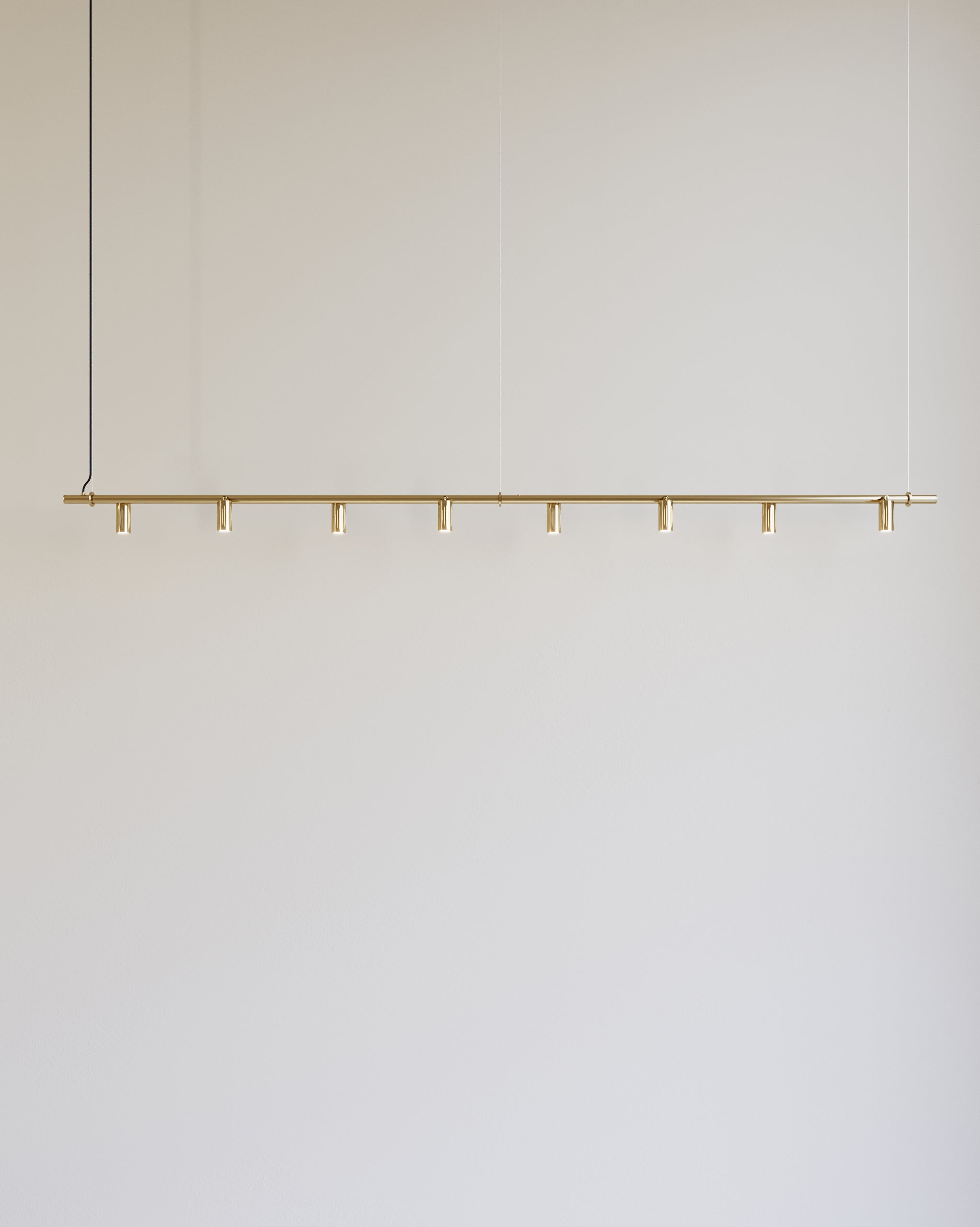 Pipe Pendel Lampe | Messing