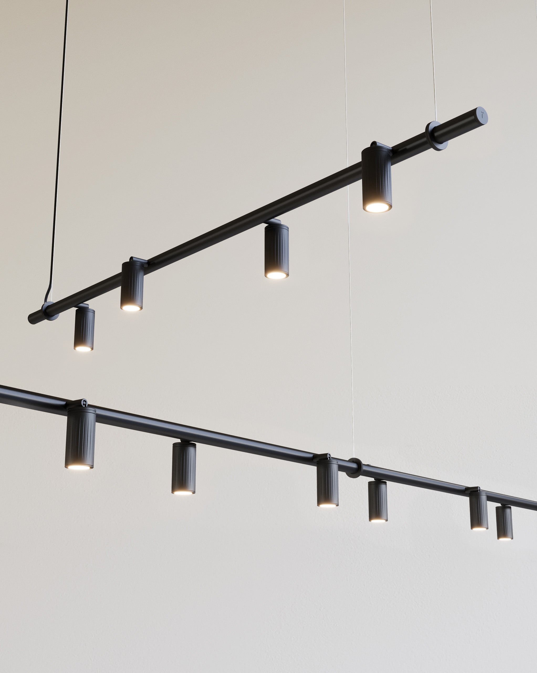 Pipe Pendel Lampe | Sort
