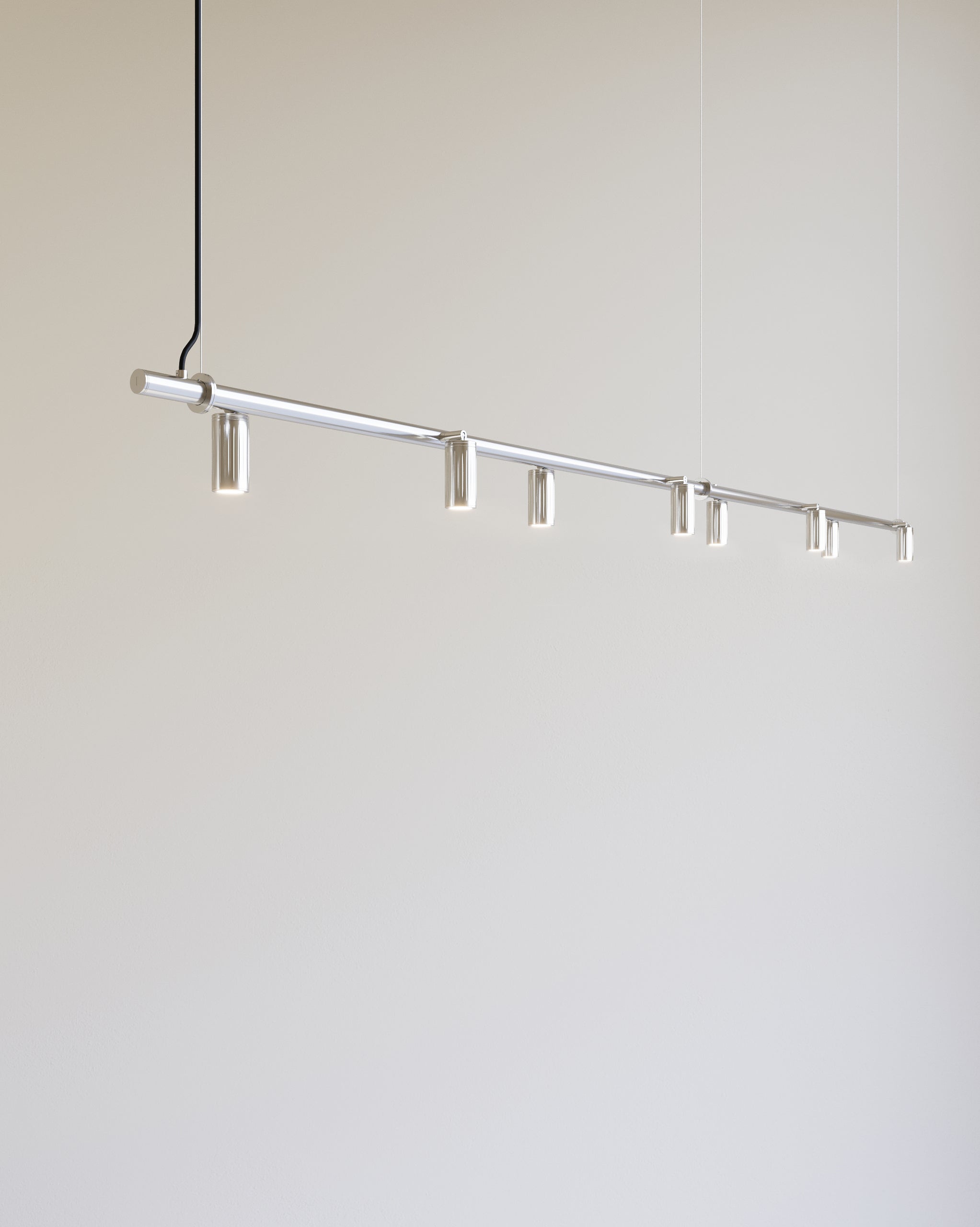 Pipe Pendel Lampe | Stål