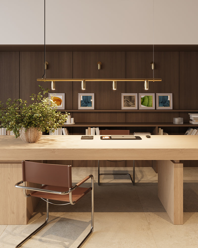 Pipe Pendant Light | Brass