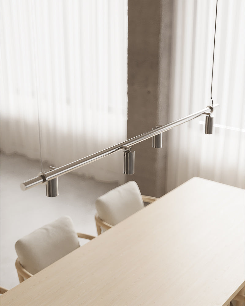 Pipe Pendel Lampe | Stål