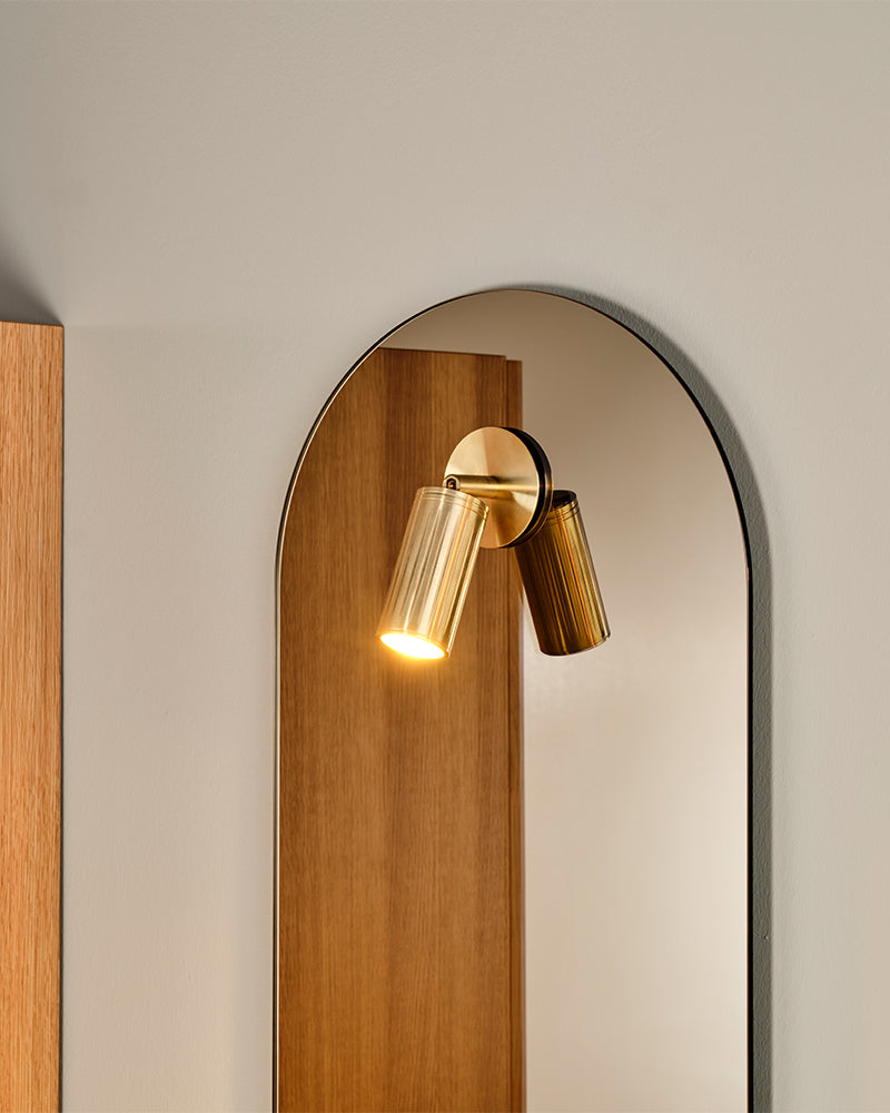 Luminar Box Mount Wall Light | Brass