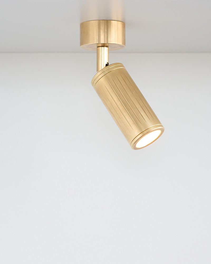 brass ceiling light