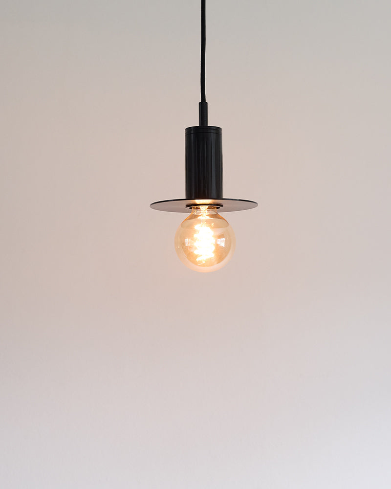 Pendel Disc Lampe | Sort