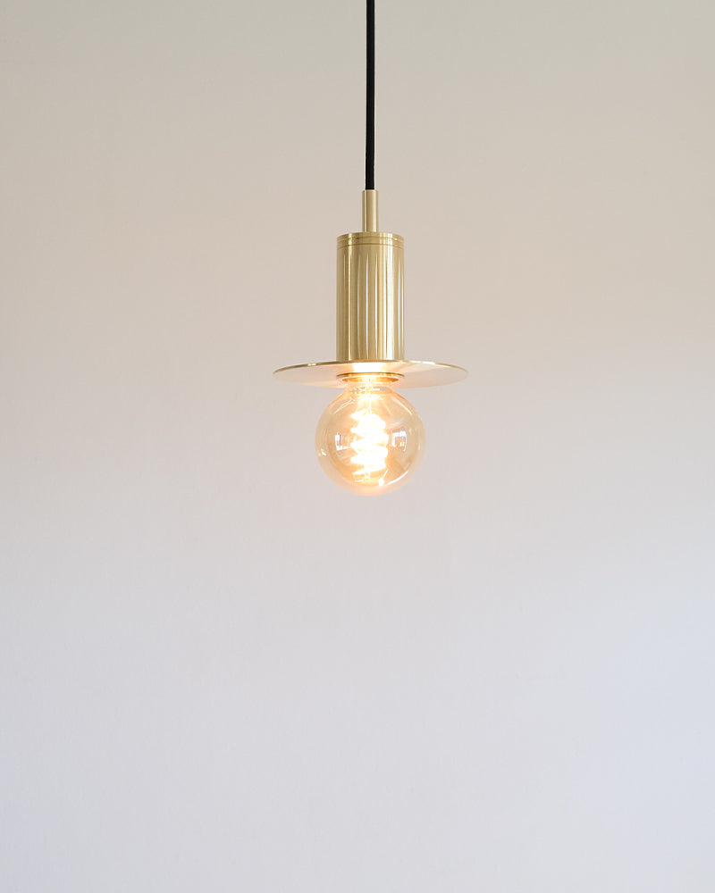 Pendel Disc Lampe | Messing