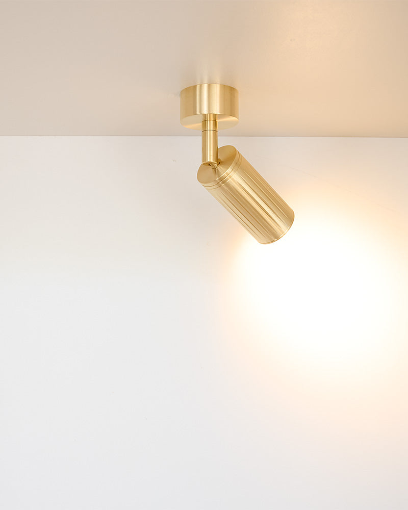 Luminar Canopy Ceiling Light | Brass