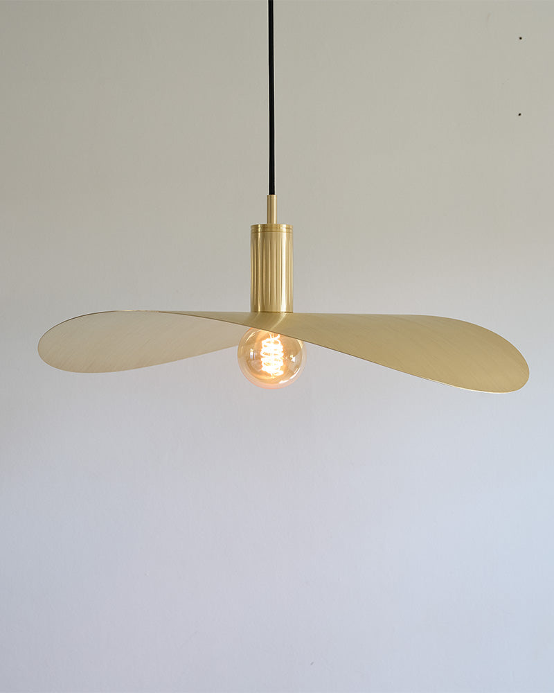 Leaf Pendel Medium | Messing