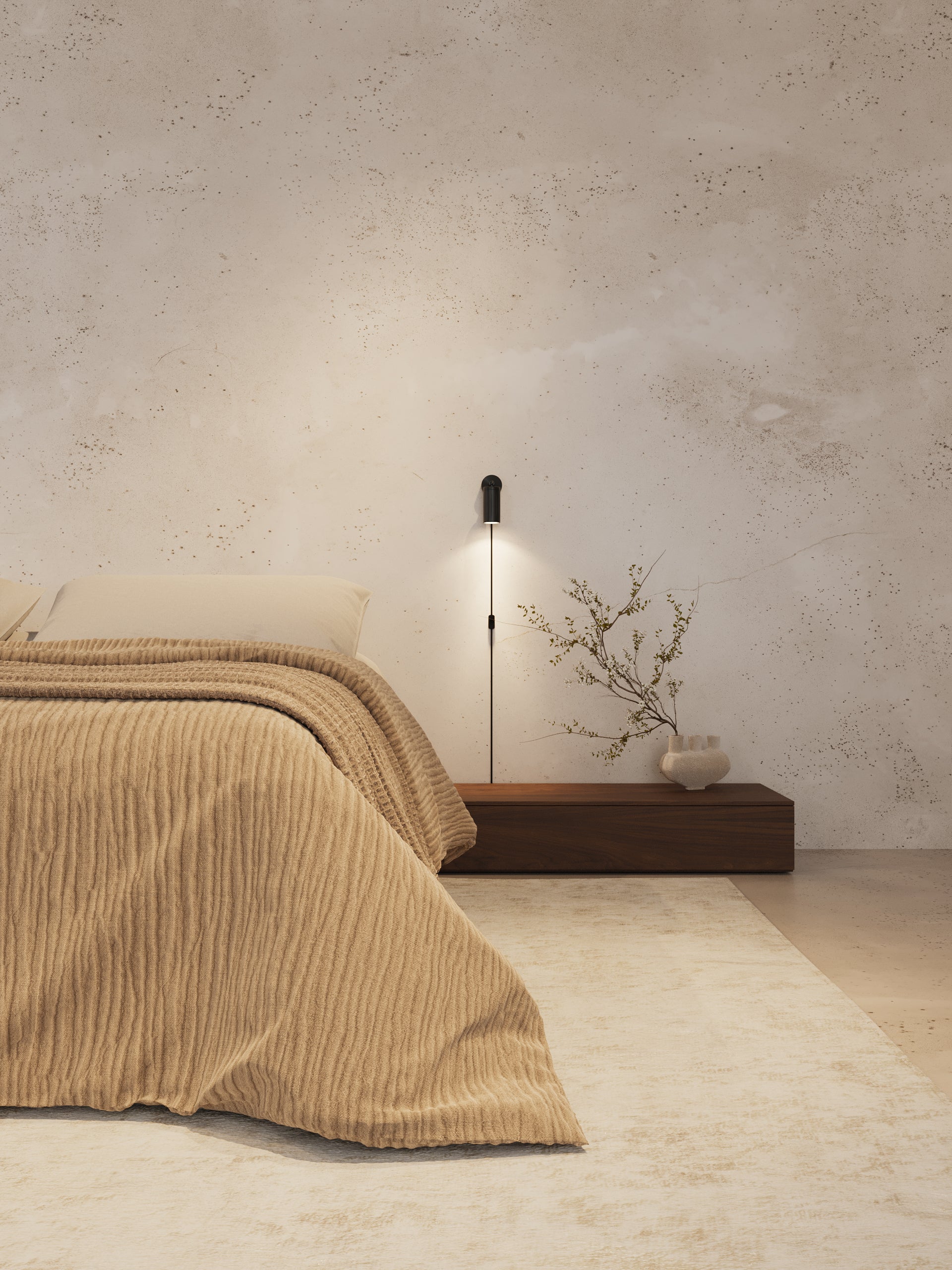 Luminar Canopy Wall Light | Black