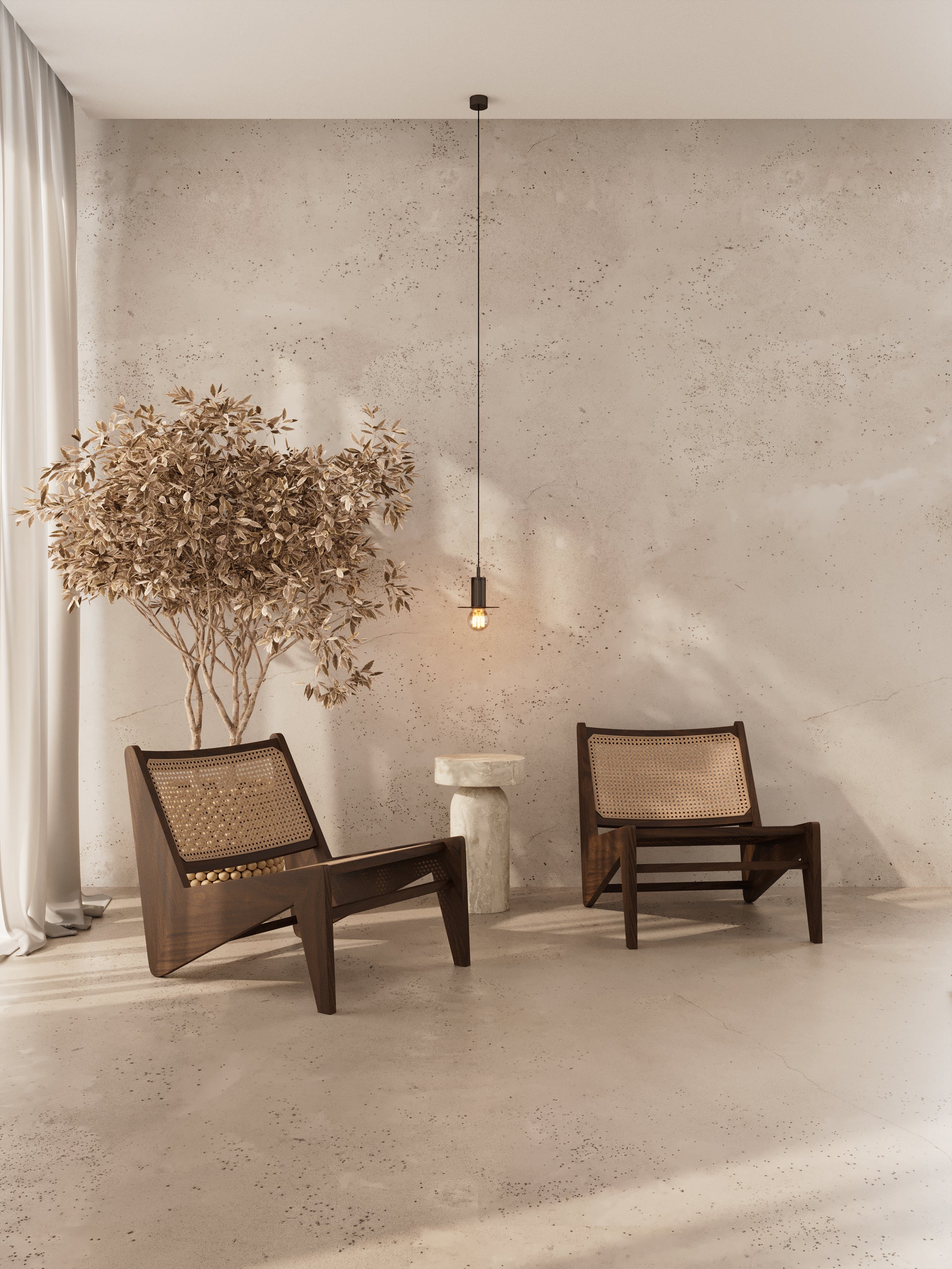 Luminar Pendant Disc Lamp | Browned Brass