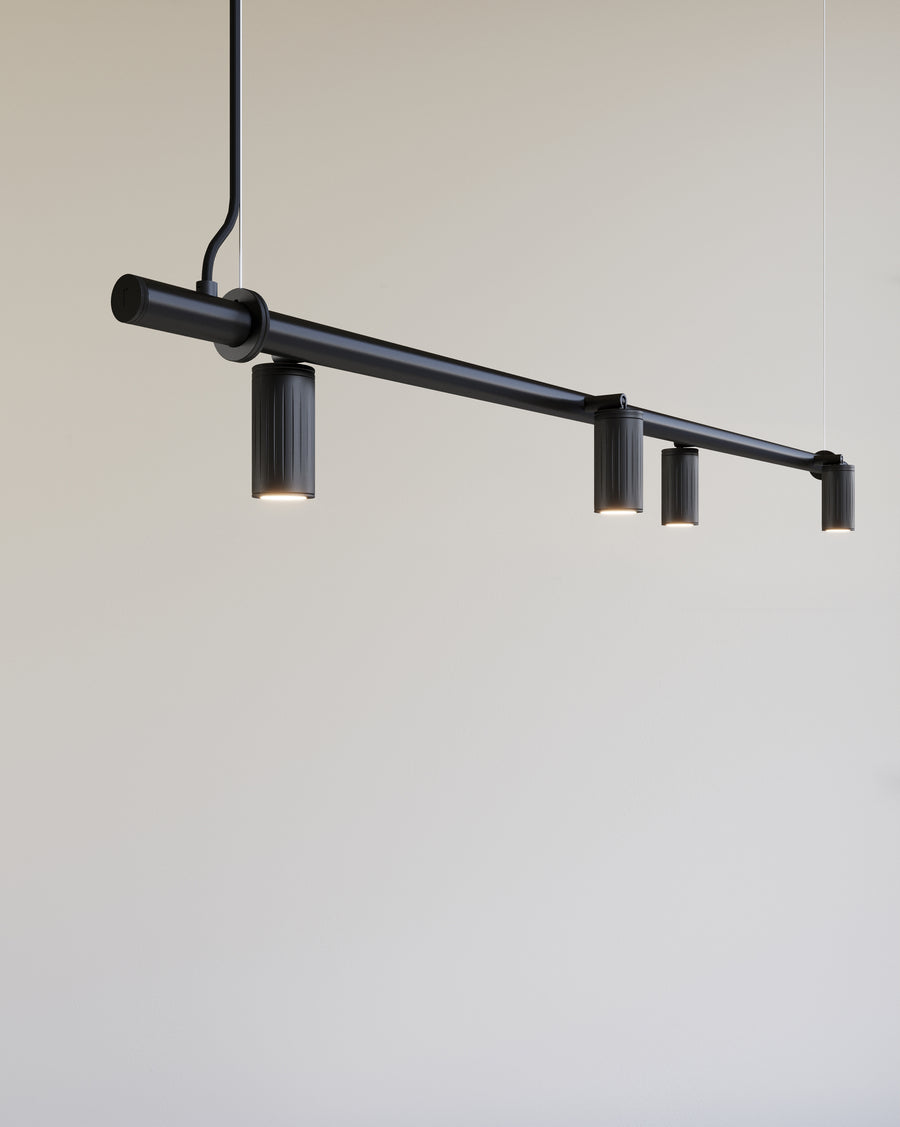 Pipe Pendel Lampe | Sort
