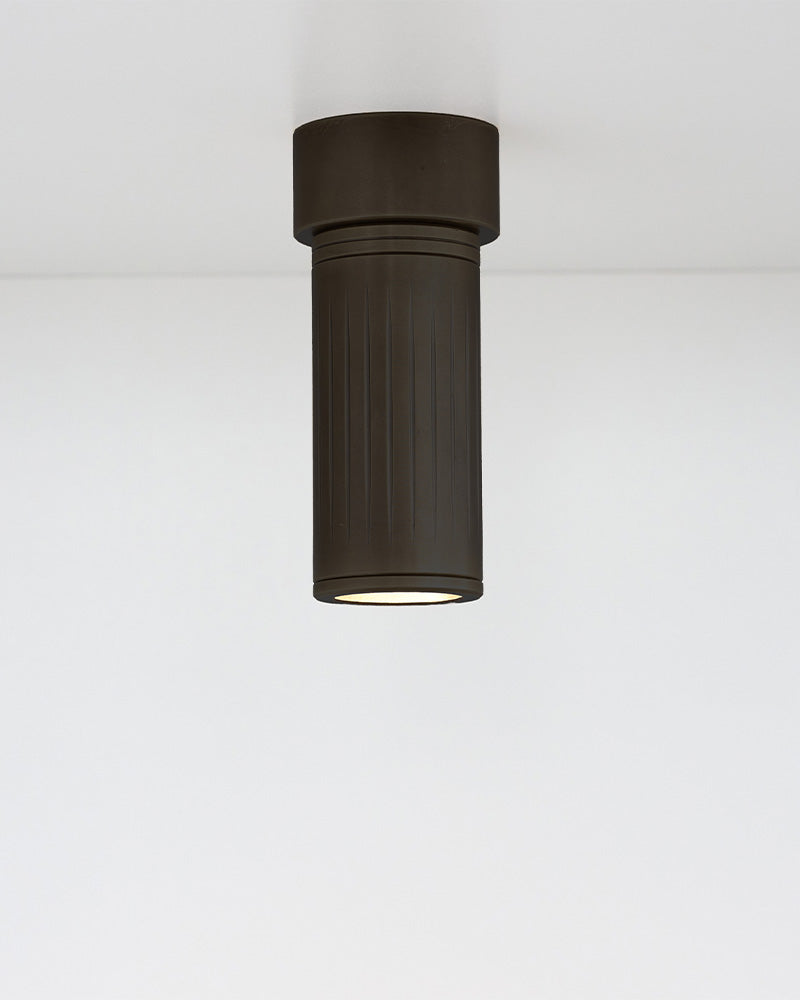 black ceiling spotlight