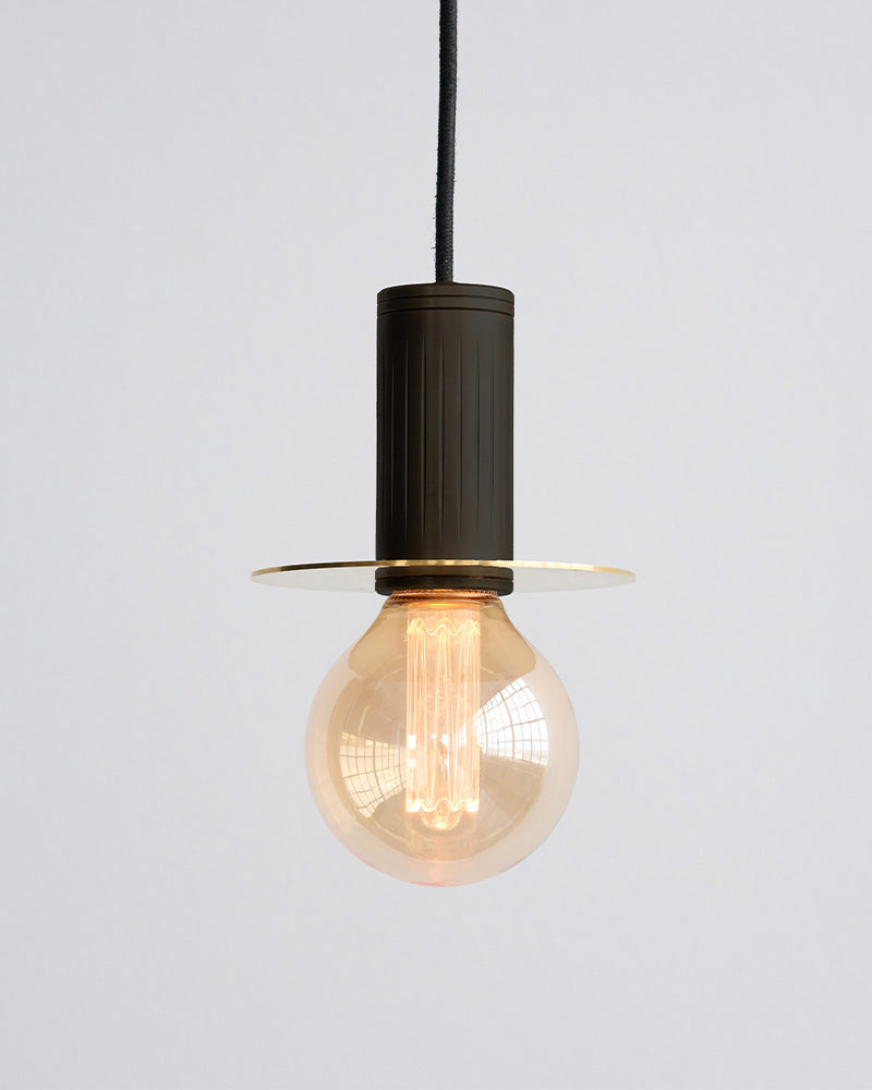 black pendant lamp shade