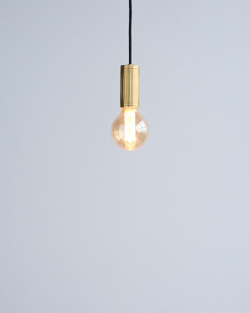 brass pendant bulb light