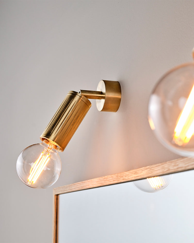 Luminar Canopy Wall Lamp | Brass