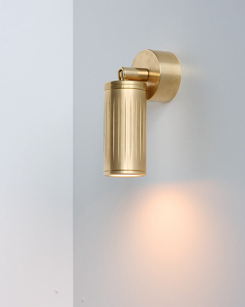 brass wall spotlight 