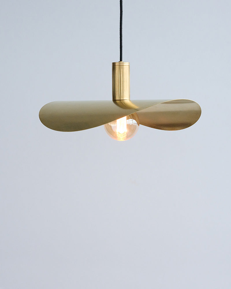 small brass pendant lamp shade