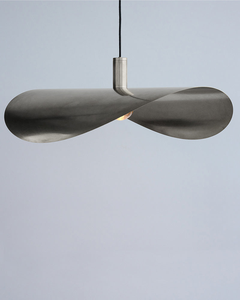 large steel pendant lamp shade