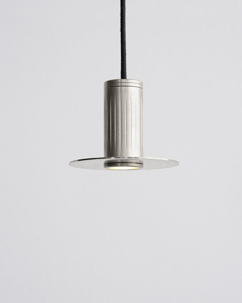 steel pendant spotlight shade